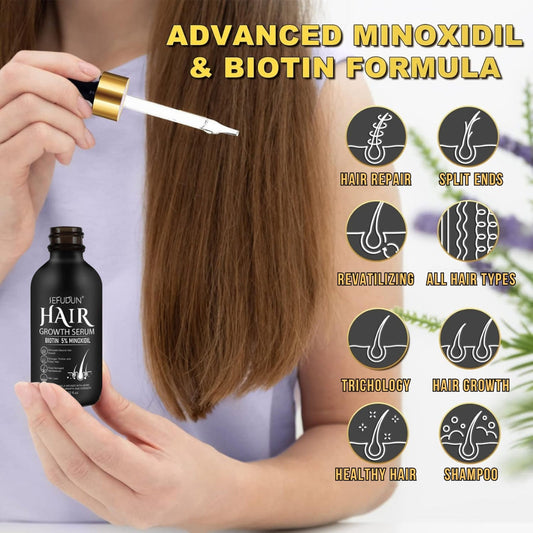 Hair Growth Serum Kit – Nourishing Scalp Care for Fuller-Looking Hair